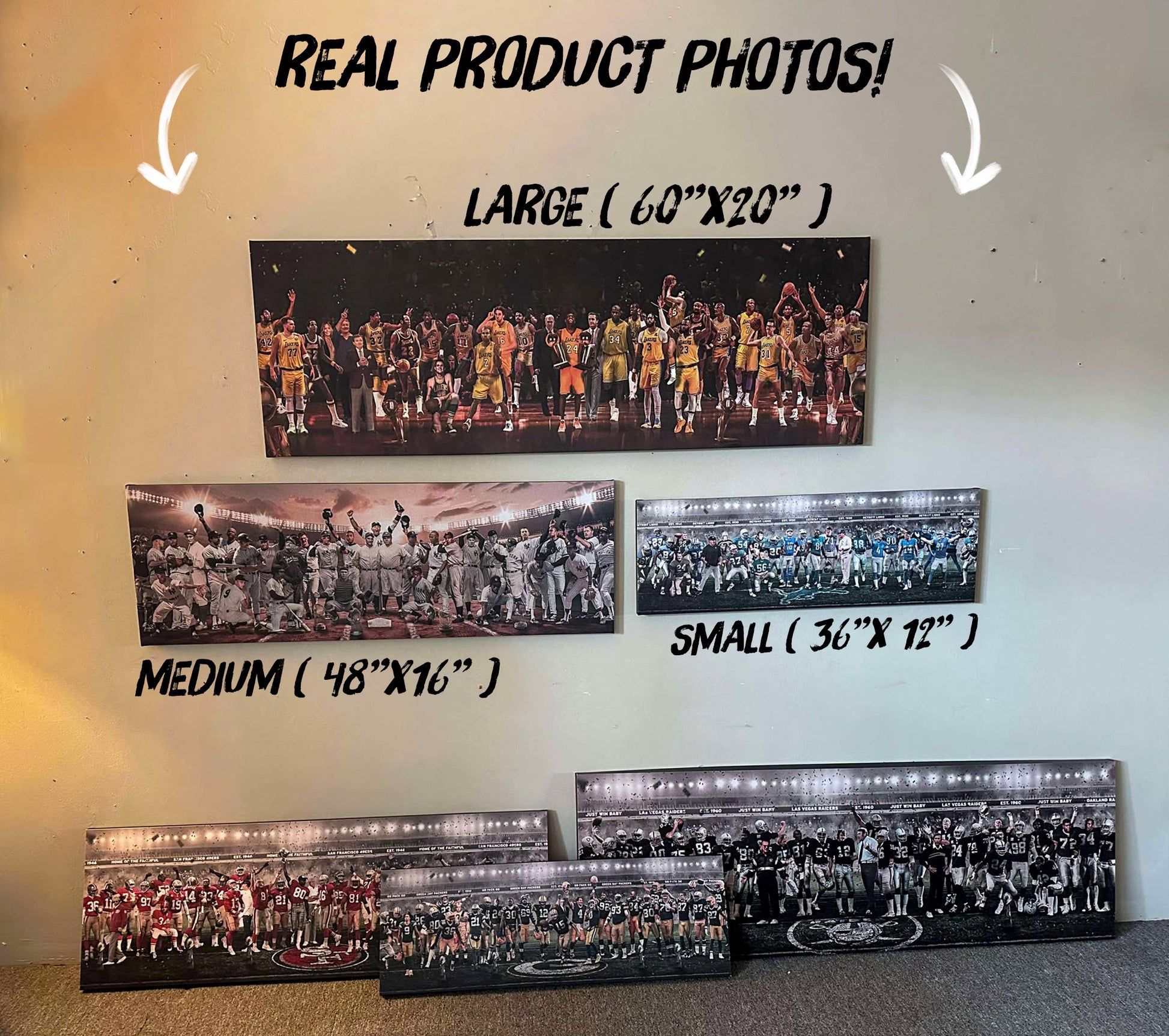 49ers | "Legends of the Past & Present" | Canvas [ unframed ]