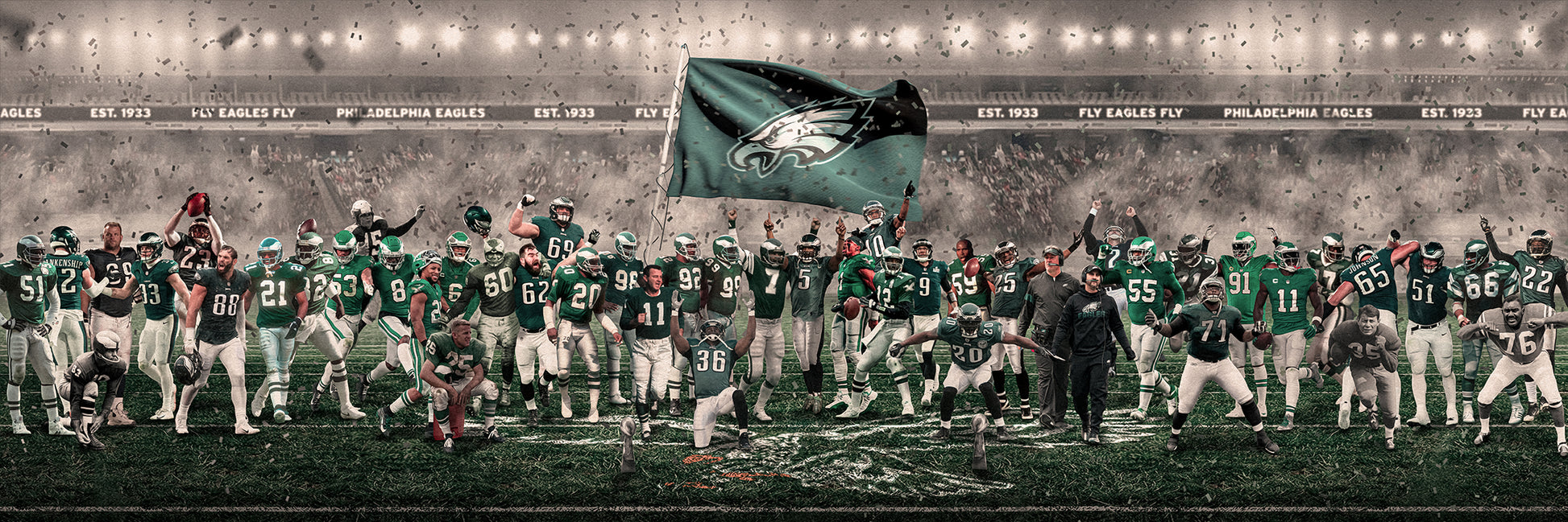 Eagles | "Legends of the Past & Present" | Canvas [ unframed ]